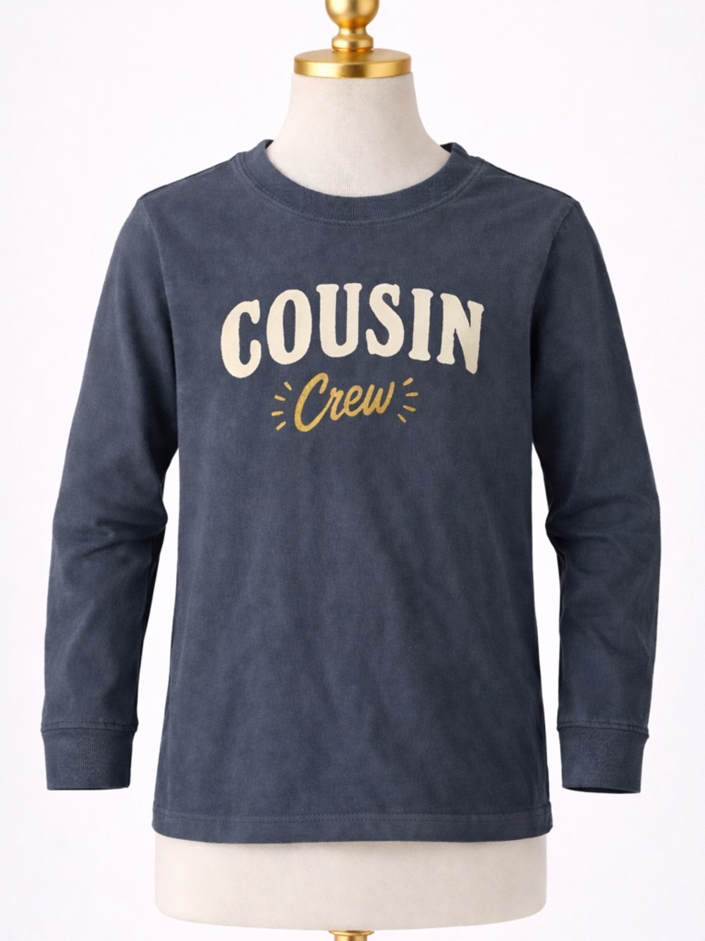 Carter’s Cousin Crew Shirt‎ 2T | Toddler Long Sleeve Graphic Tee Gray Family